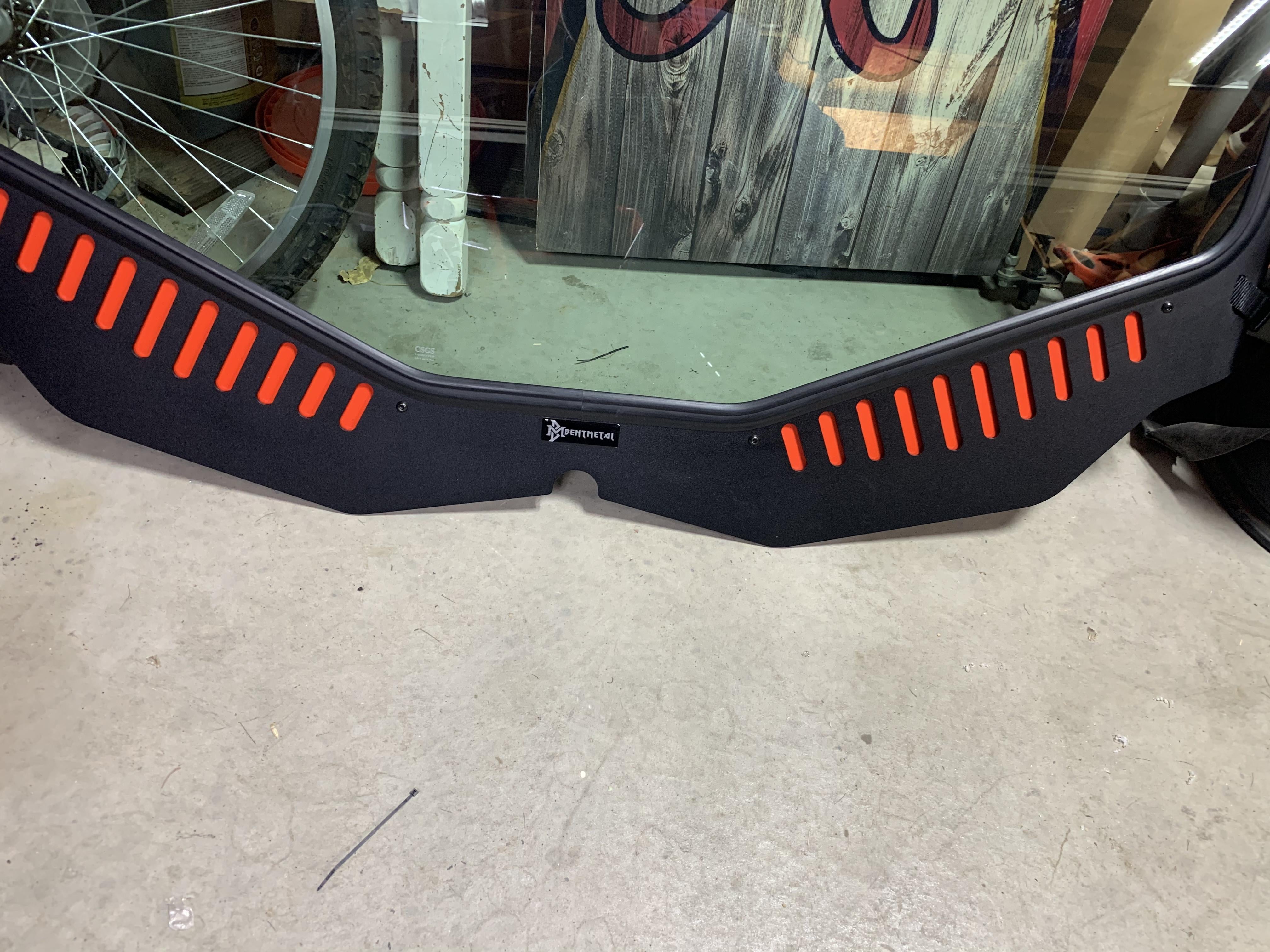 Bent Metal windshield w EMP wiper CanAm Maverick Forum