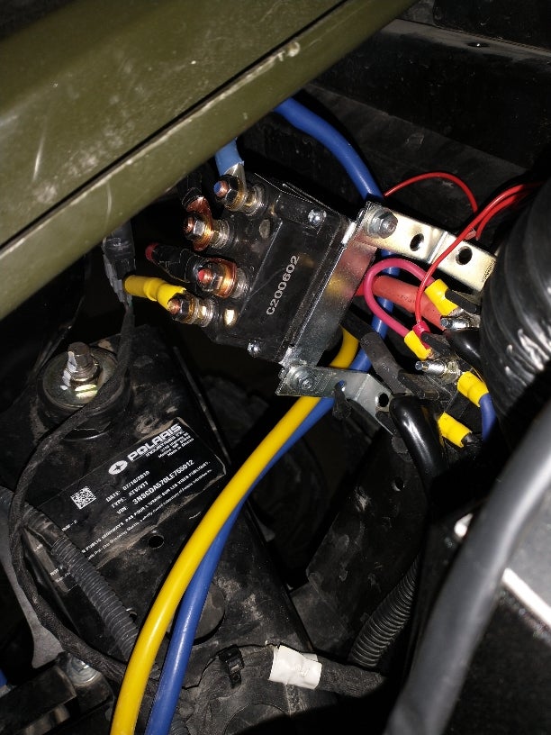 2016 570 midsize winch contactor location Polaris Ranger Forum