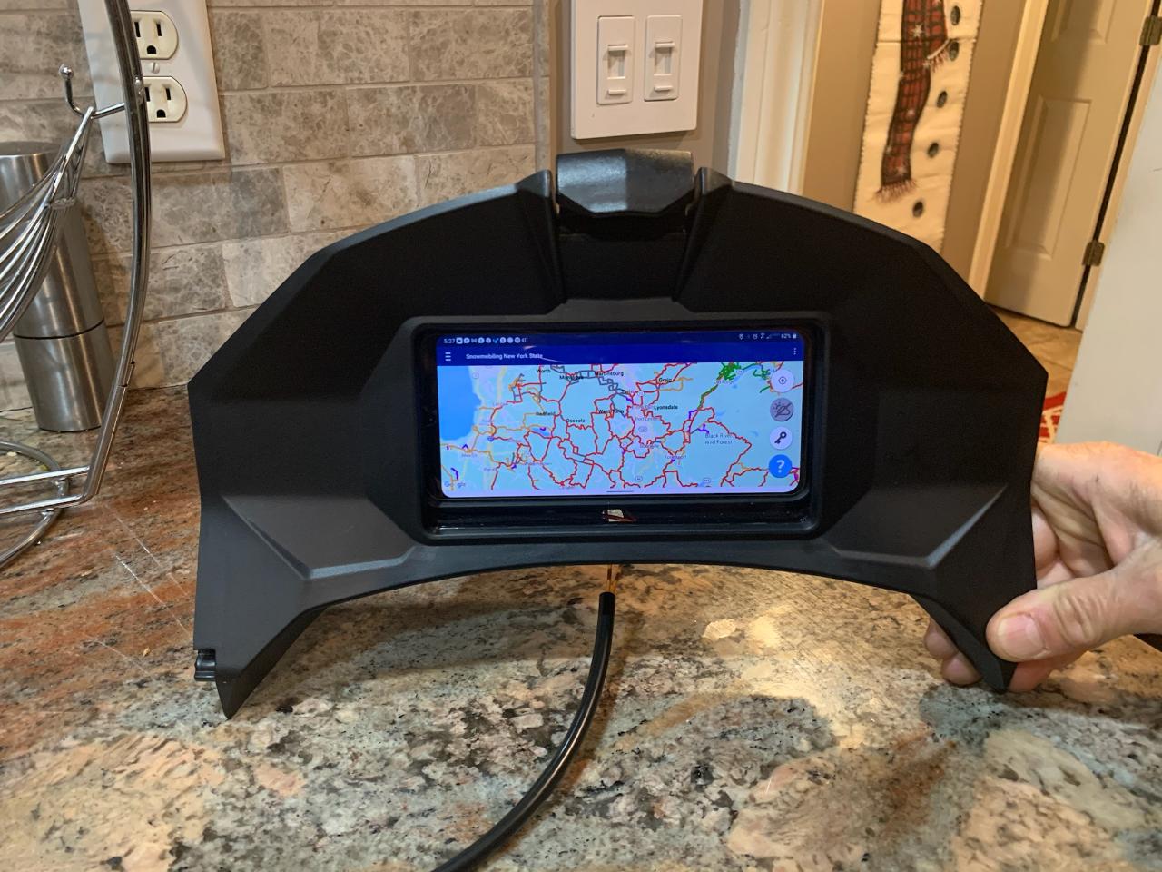 Gps or mobile phone glovebox extension? SkiDoo Snowmobiles Forum