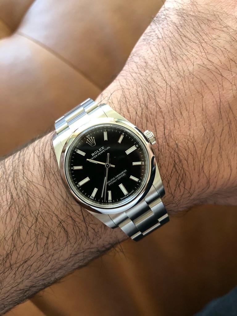2020 Oyster Perpetual 34 124200 - Black | WatchUSeek Watch Forums