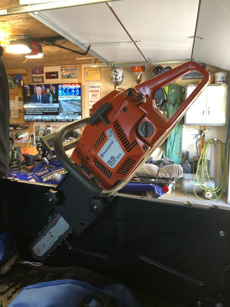 Chainsaw mount Yamaha Wolverine Forum