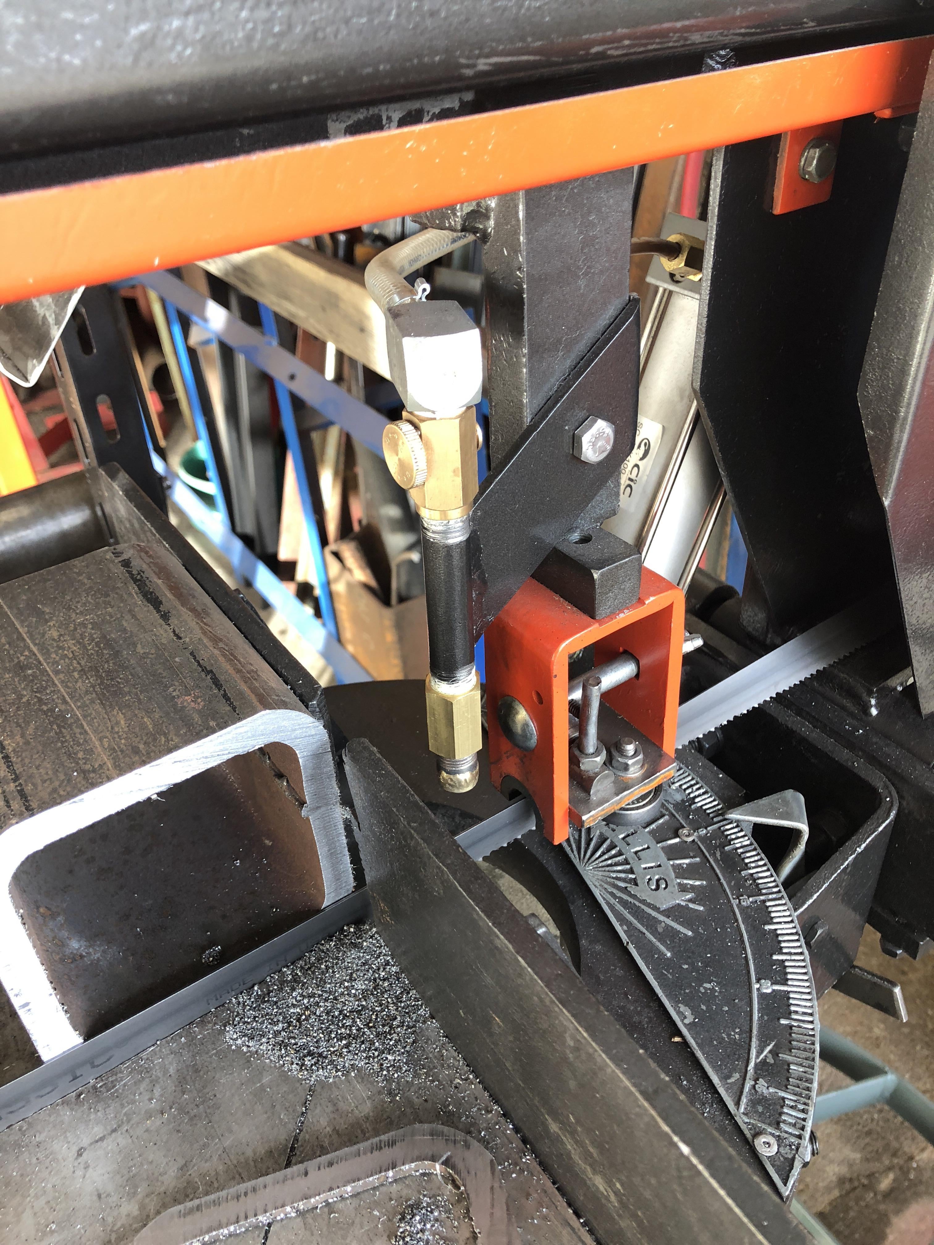 Ellis bandsaw DIY air jet