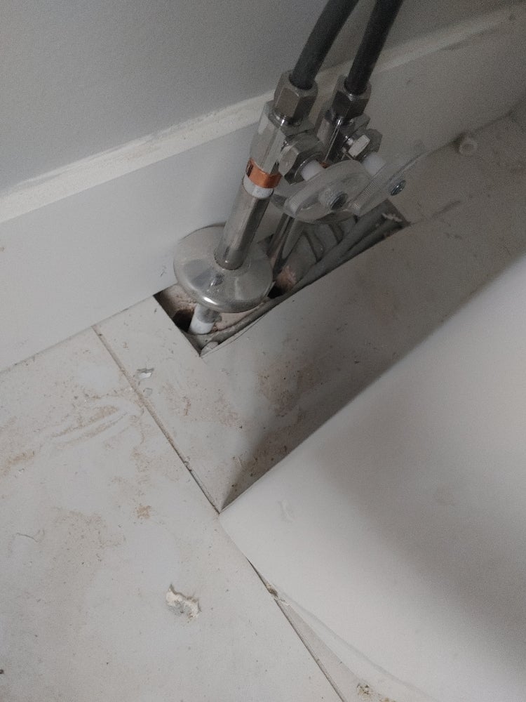 Proper way to install a vanity/Tile floor Contractor Talk