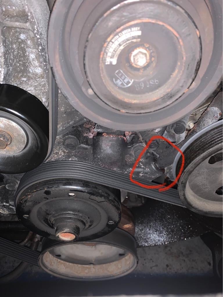 Coolant leak somewhere above harmonic balancer Jeep Enthusiast Forums