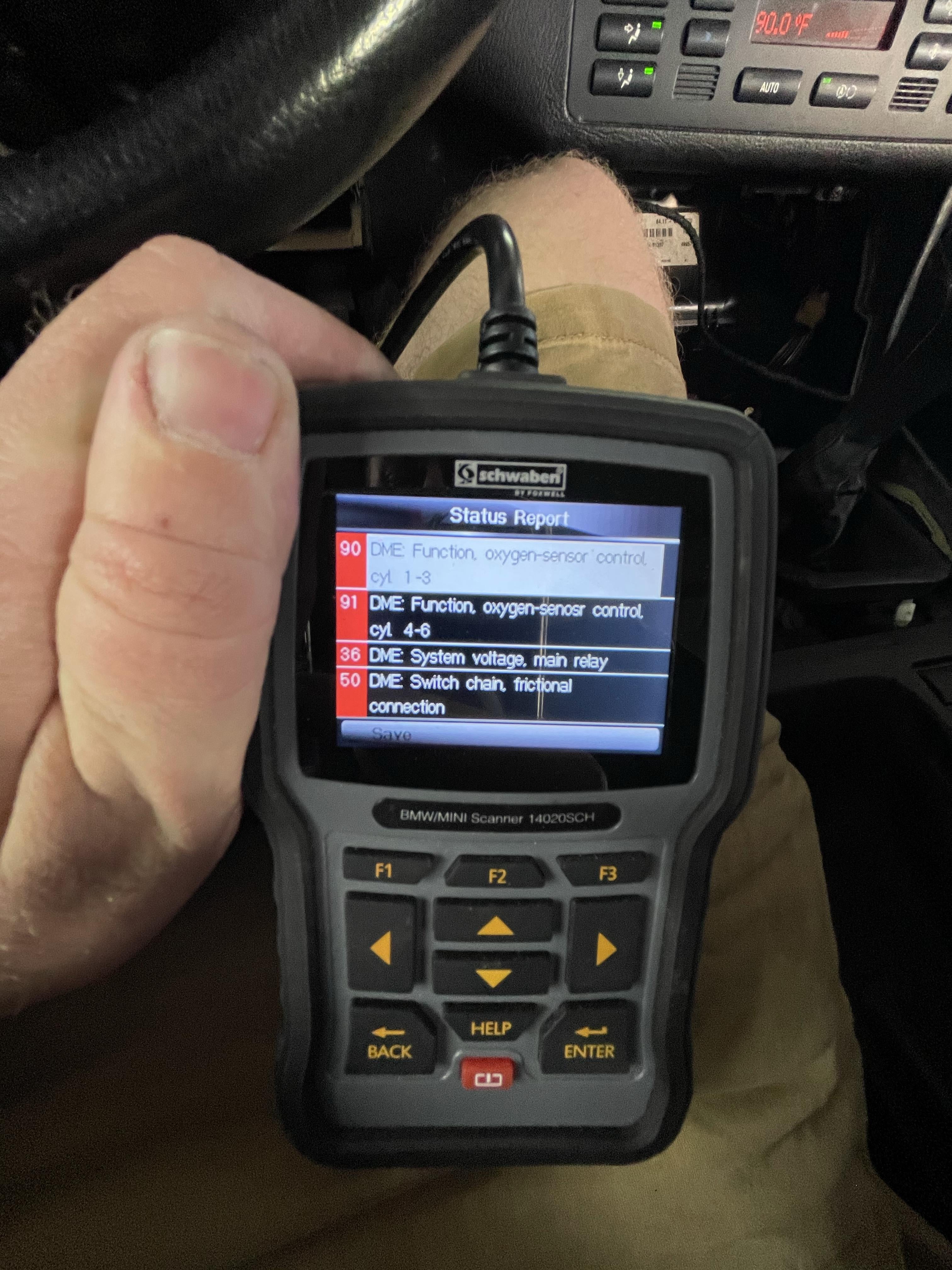 O2-Sensor Bank 1 und 2 Codes nach dem Austausch | E46 Fanatics Forum