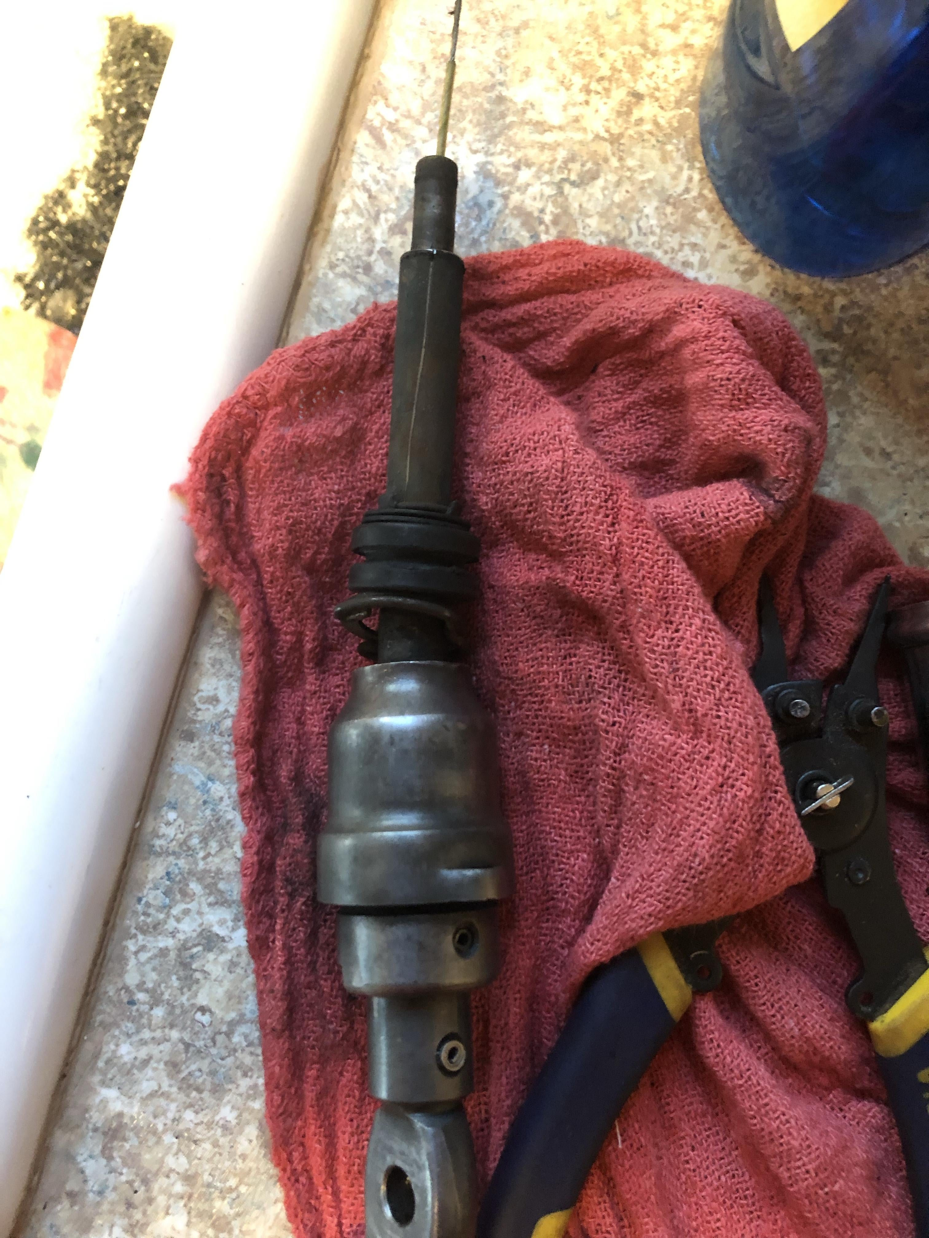 How to remove manual transmission gear shift knob on a 72 GT 4spd