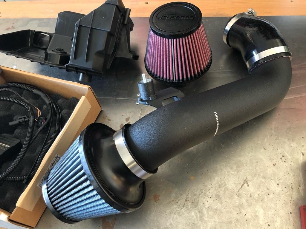 Neuspeed intake, + new extra filter. 250. VW Vortex Volkswagen Forum