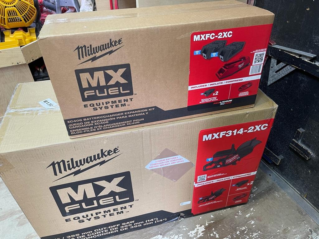 Scie à Tronçonner Milwaukee MX FUEL MXF314 – 14 Pouces, Batterie Li-ion, 6 Ah (occasion)