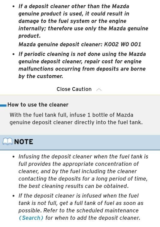 Fuel System Cleaner...Should I do it? Product 2004 to 2020 Mazda 3 Forum and