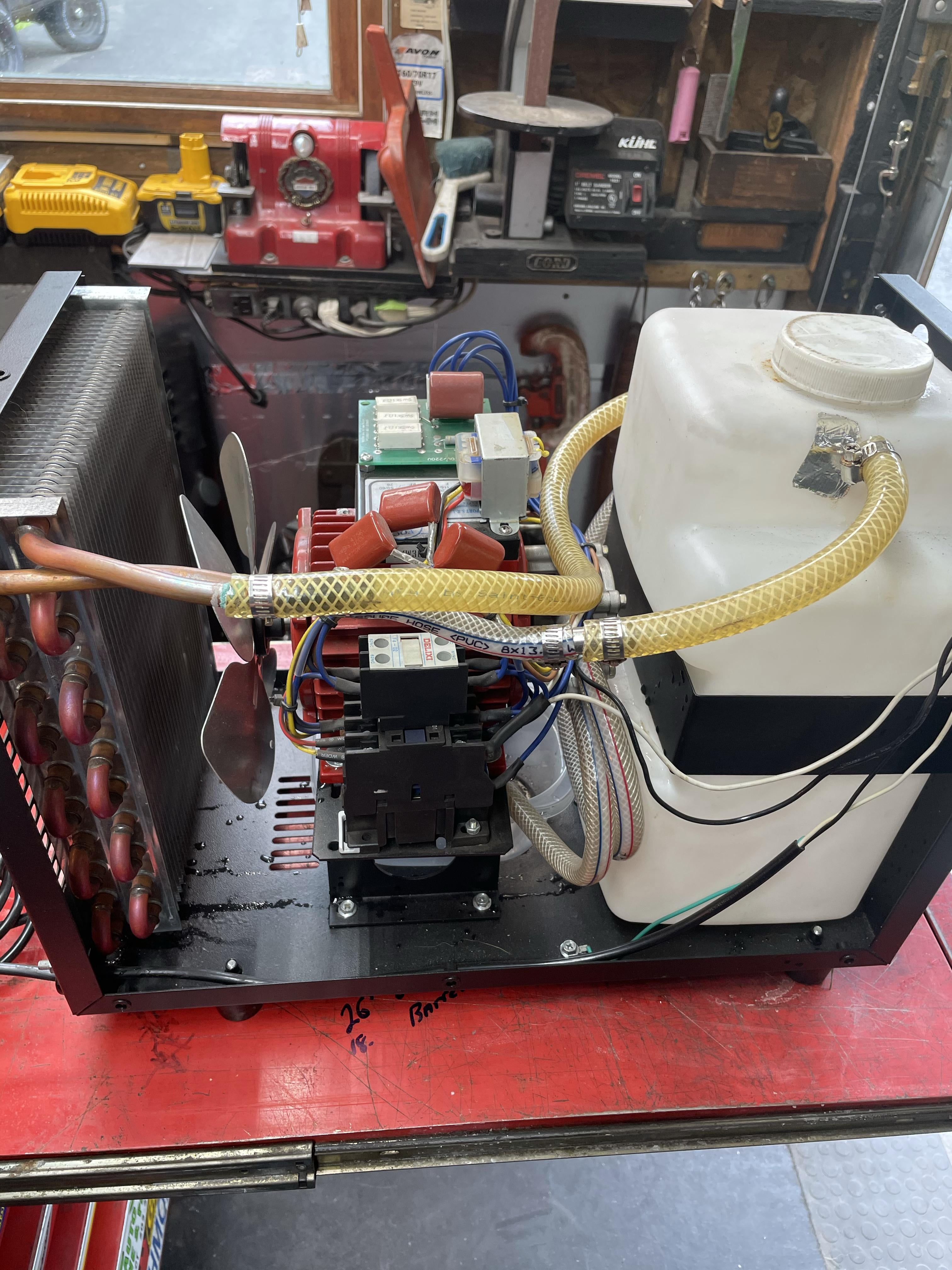 Water cooler failure??? bad day....