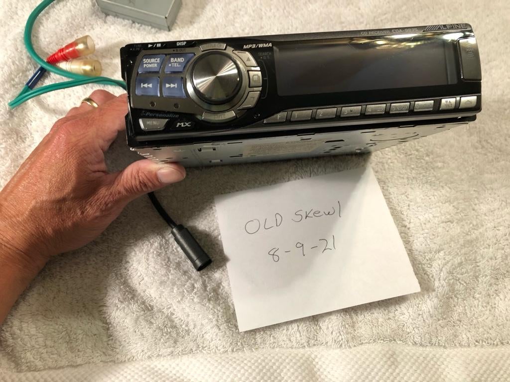 SOLD Alpine CDA9835 Head Unit Car Stereo Forum