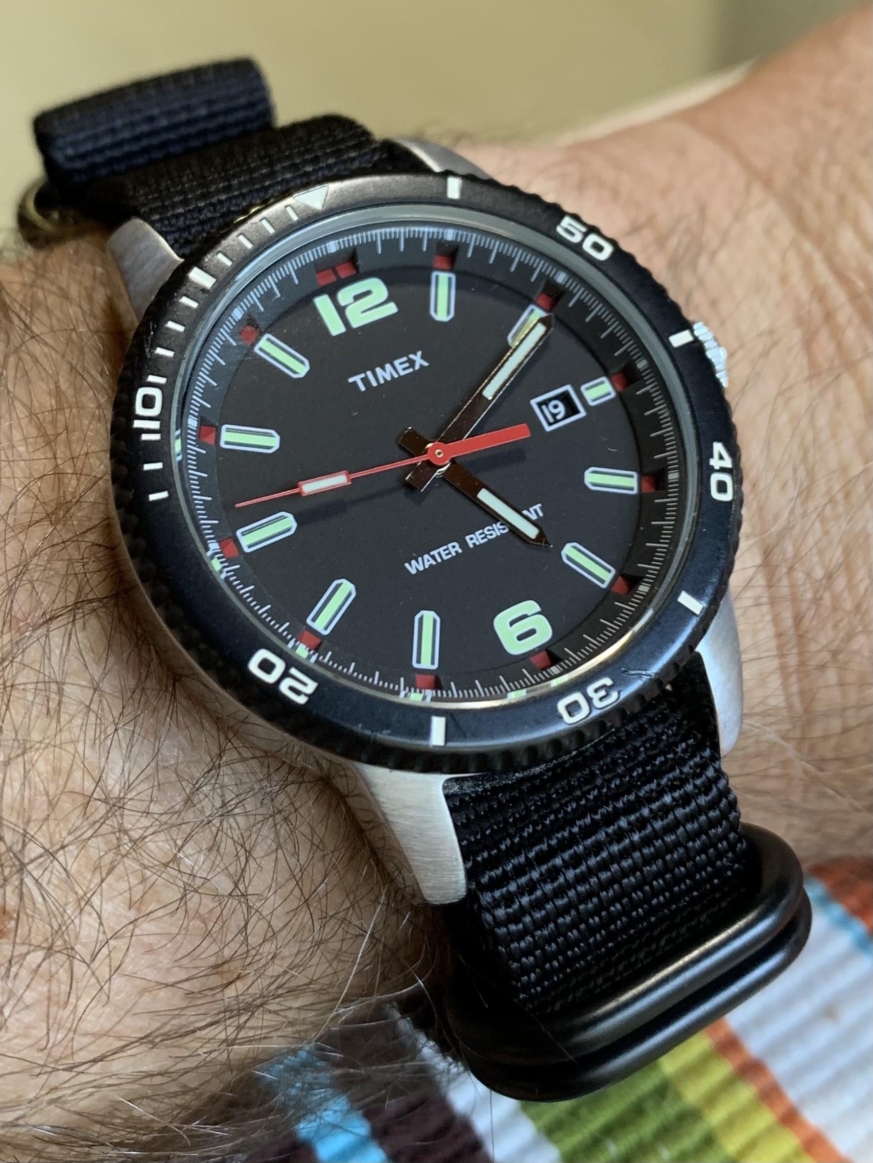 Can anyone ID this Timex model? | WatchUSeek Watch Forums