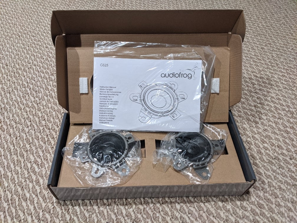 GB25 or Gs25 for rear speakers on a 3 way GB set up in front of 370z ...