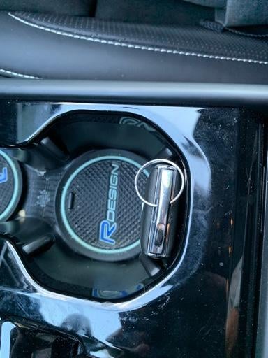 Genuine Volvo XC40 Center Console Storage Bin / Front Compartment Tray 2018-2025 – Black Plastic
