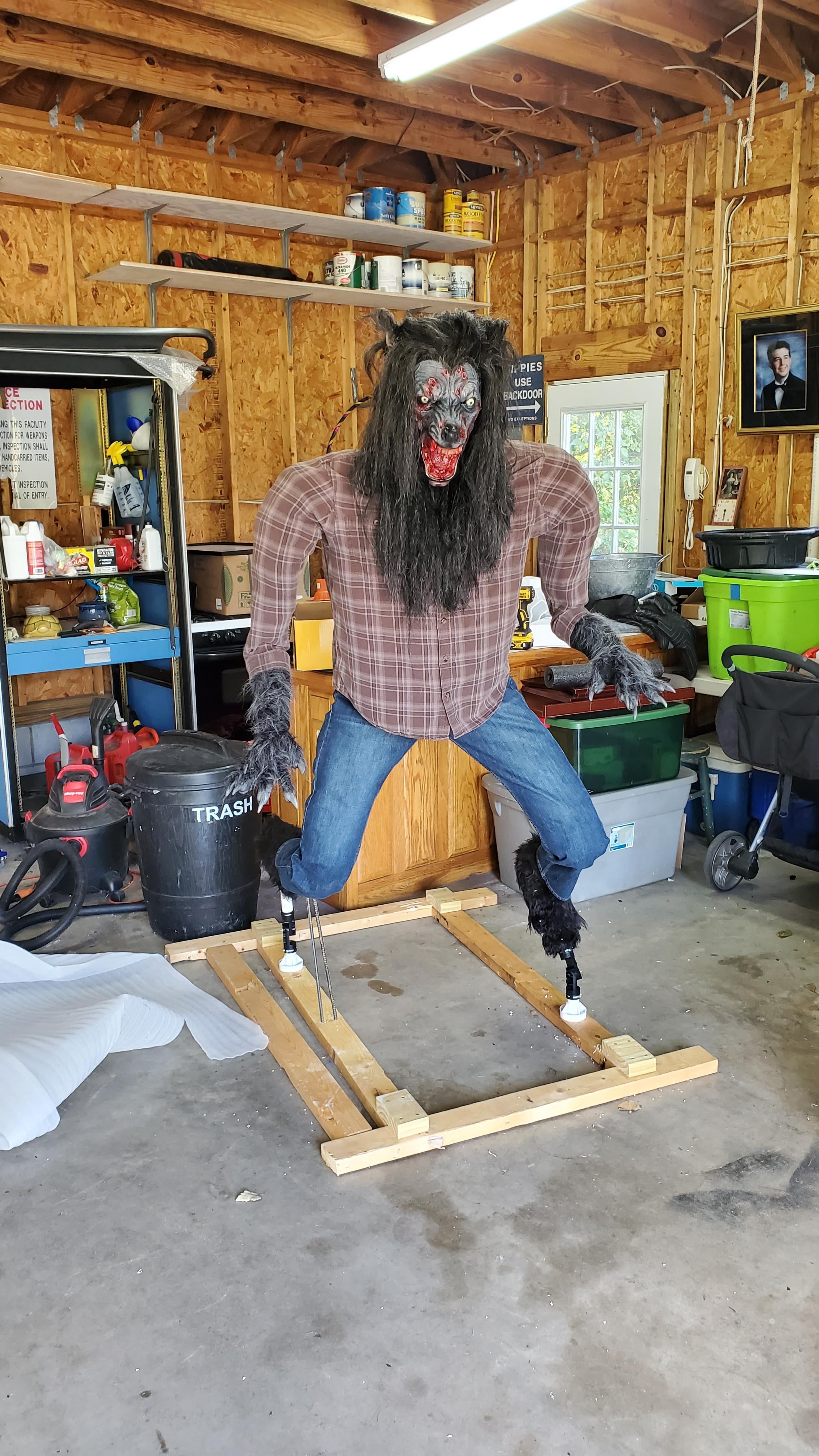 DIY Werewolf yard decoration Halloween Forum