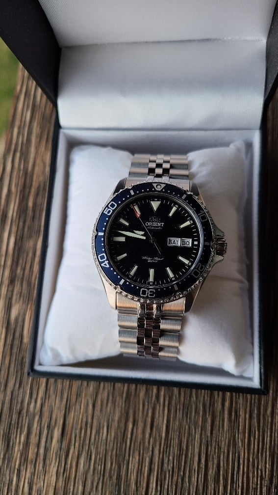 Orient Kamasu Blue + Strapcode Jubilee, Mint, 2 weeks ago WatchUSeek