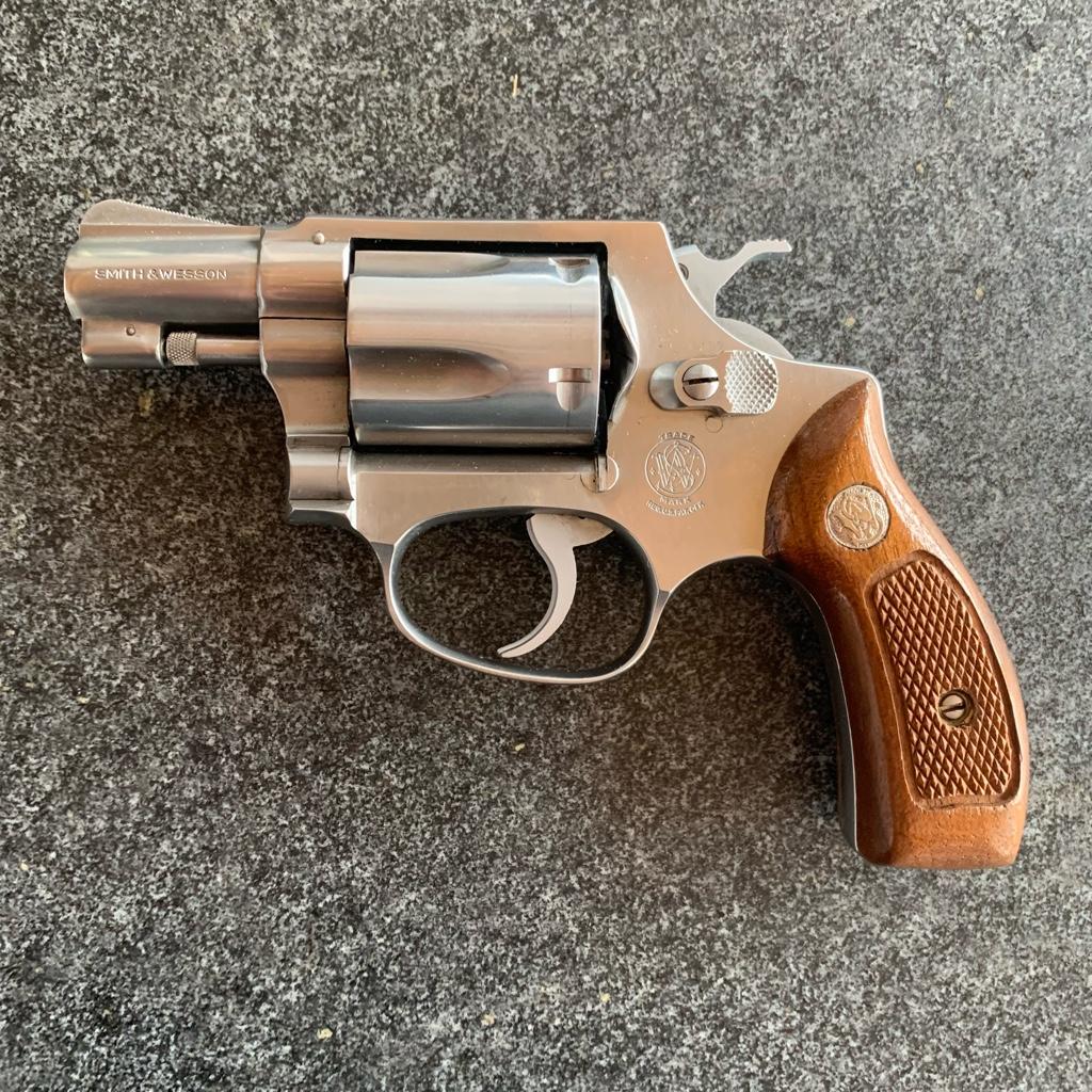 トイガン Smith&Wesson CHIEFS SPECIAL M60 Marushin S&W M60 Chief Special X Cartridge Silver Wood grip