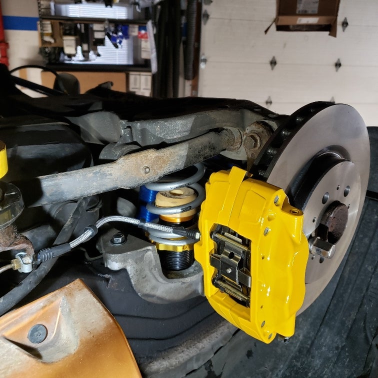 S60R Brembos on the rear of an AWD 98 V70R. [DONE] :D | SwedeSpeed ...