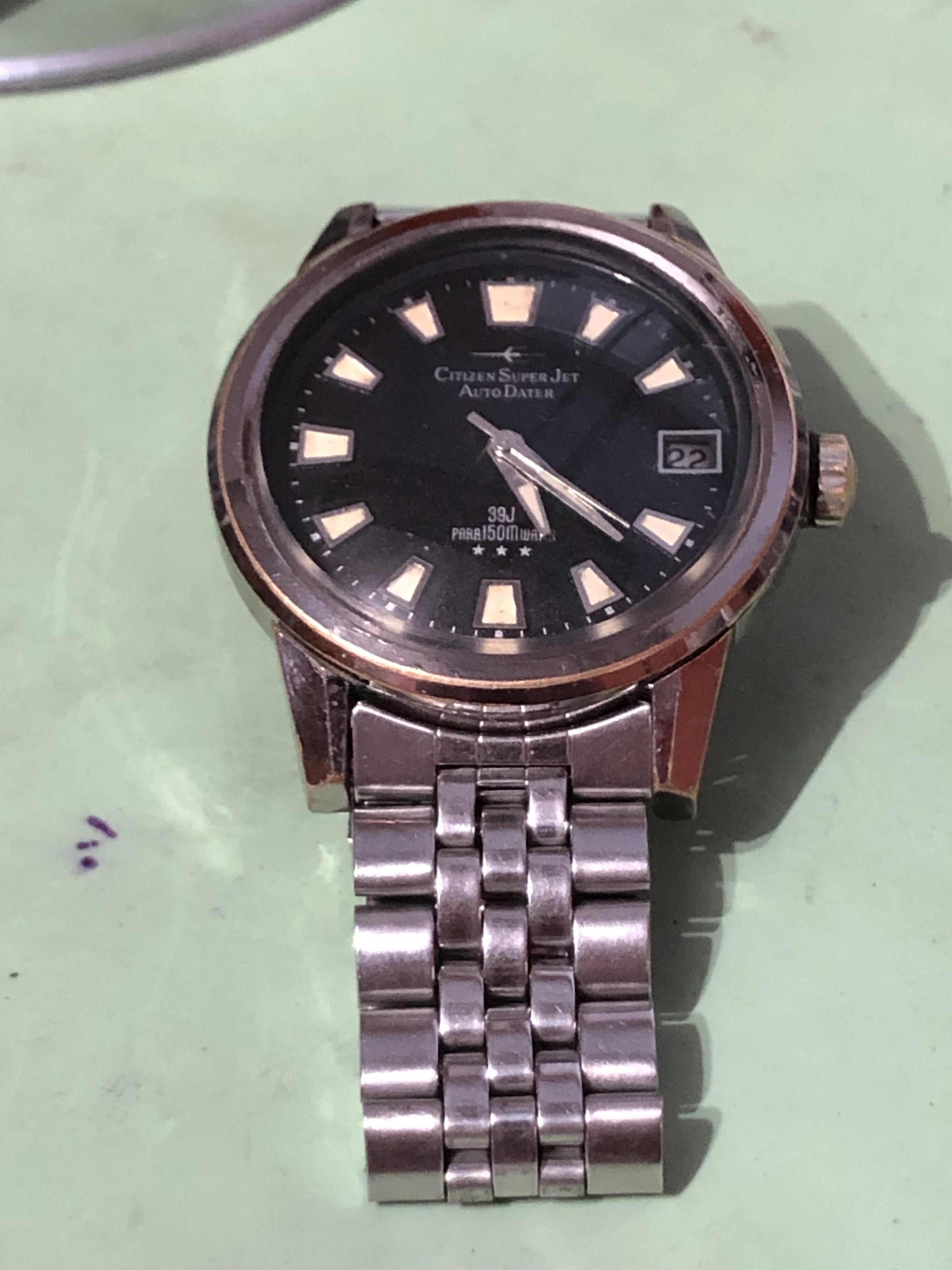 Citizen 39 jewel Super Jet Auto Dater refresh | The Watch Site