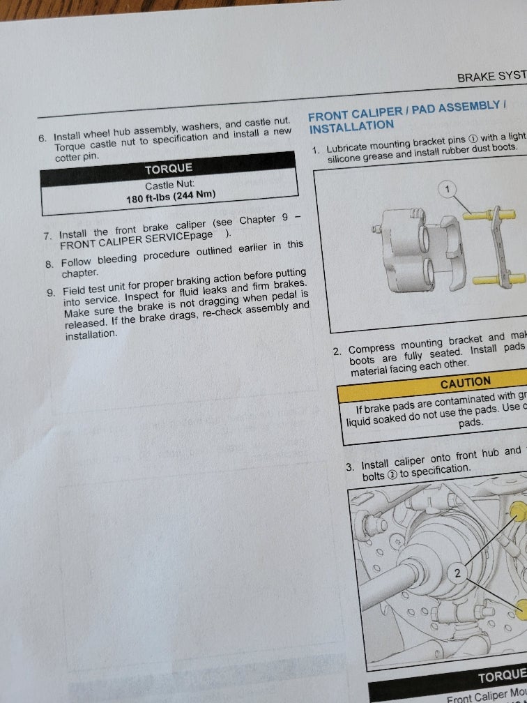 Castle Nut, Hub Assembly Torque Polaris RZR Forum RZR