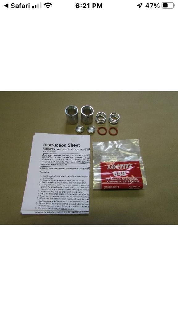 Hydro gear zt3400 leaking oil My Tractor Forum