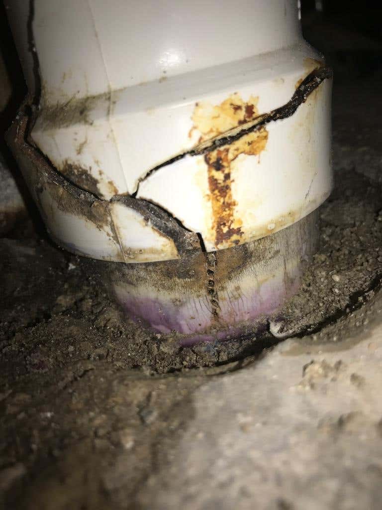 Exploding Pvc Water Pipe How can PVC explode like this | DIY Home Improvement Forum