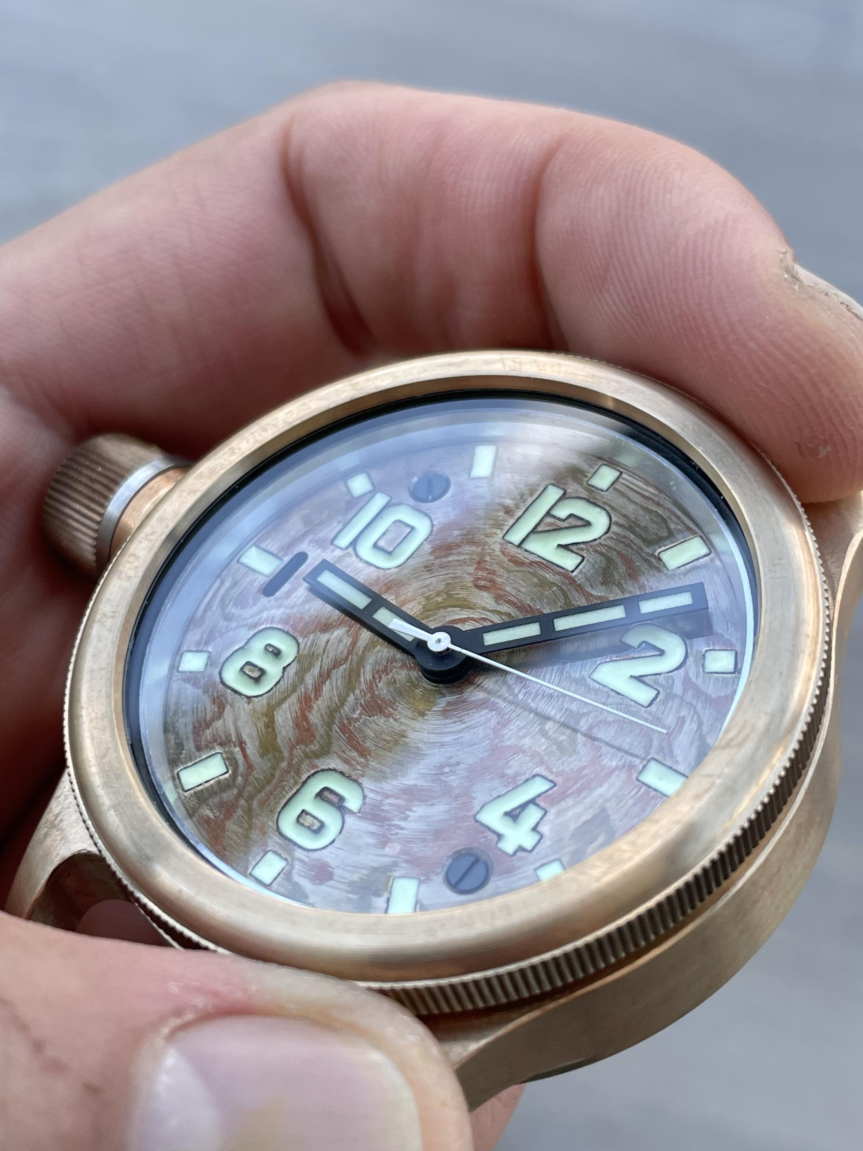 Agat 195 Russische Taucheruhr Agat Bronze Russische