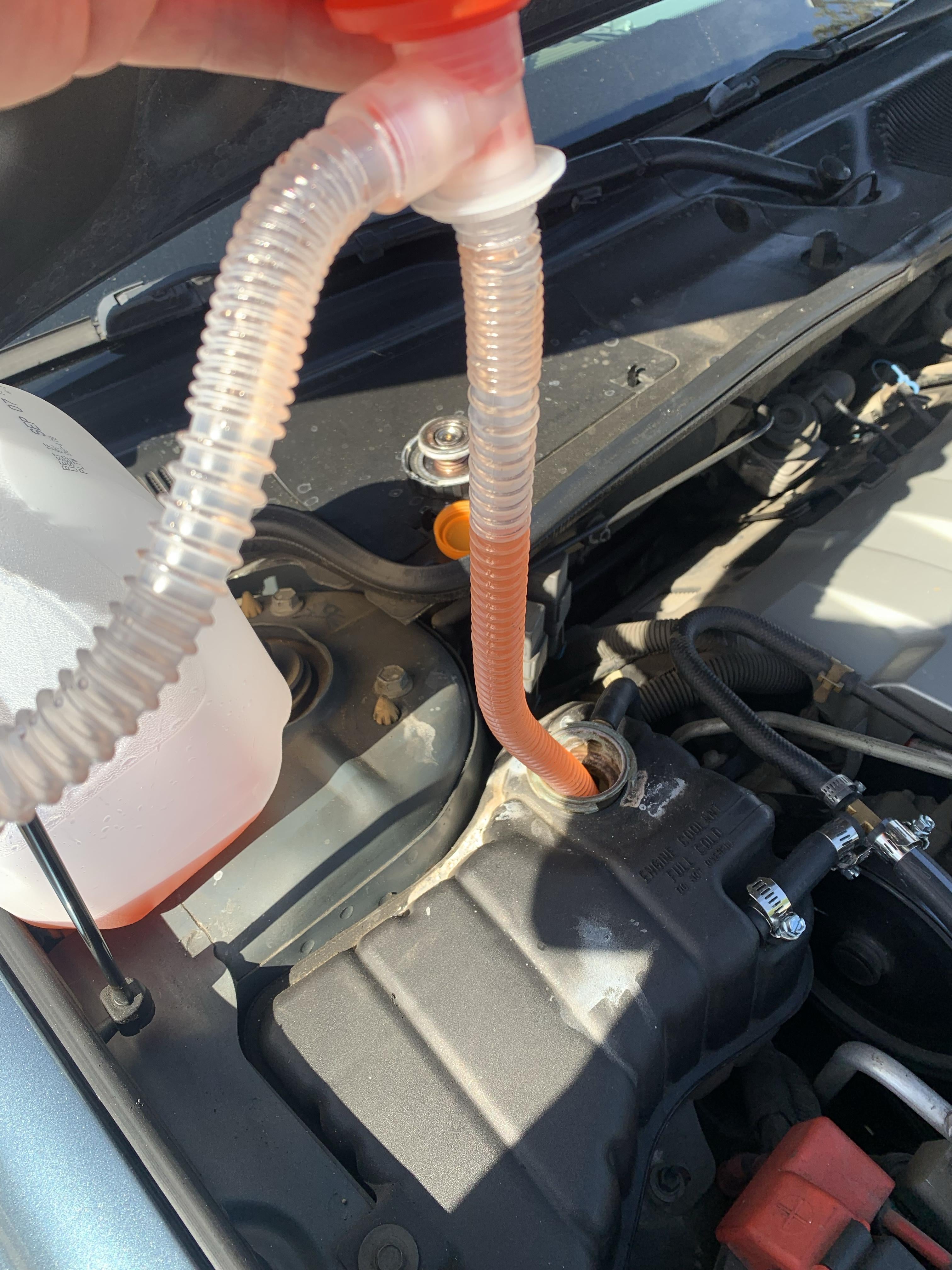 Coolant reservoir fill line Cadillac Owners Forum