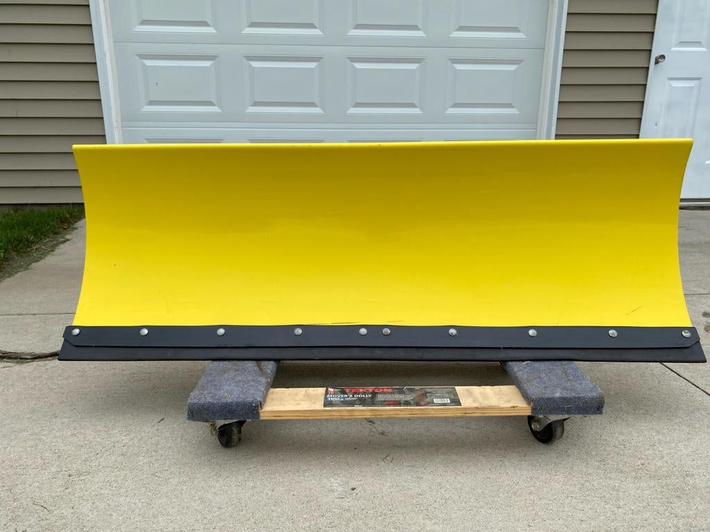 54” JD blade with rubber cutting edge Green Tractor Talk