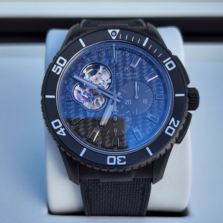 Zenith Racing Stratus Racing FSOT: ZENITH EL PRIMERO STRATOS SPINDRIFT RACING CARBON FIBER OPEN DIAL ...