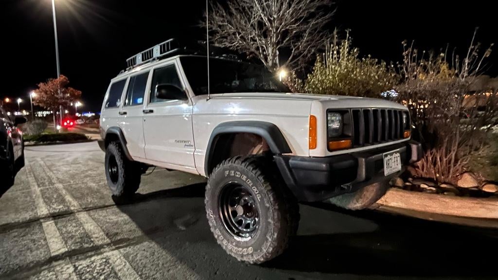 2001 Jeep XJ with a Rubicon Express 3 1/2" lift what size tires can i ...