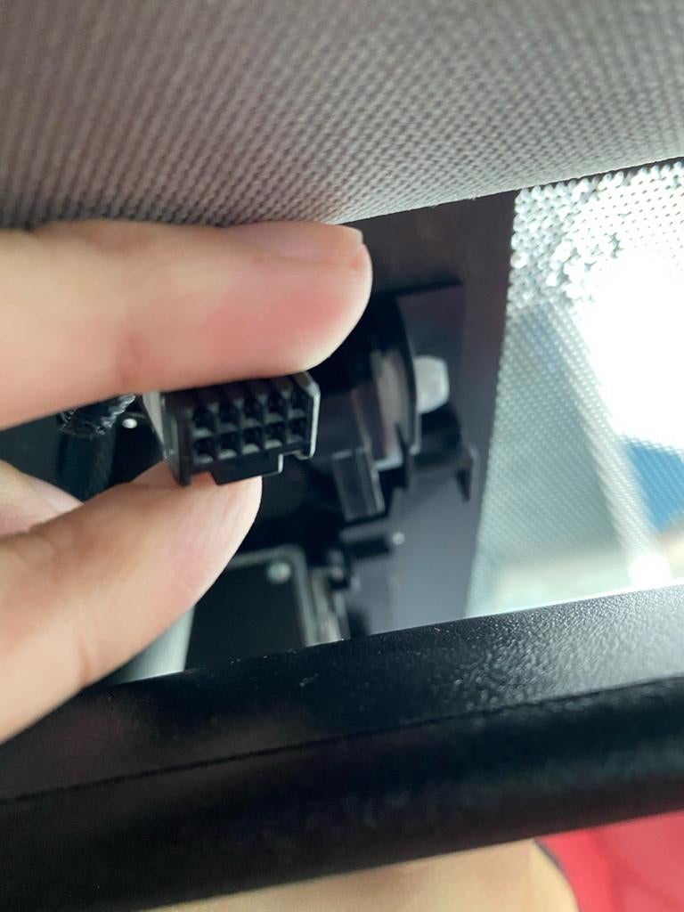 Pull Off Rear View Mirror Pull power from rear view mirror or front camera? | Toyota Nation Forum