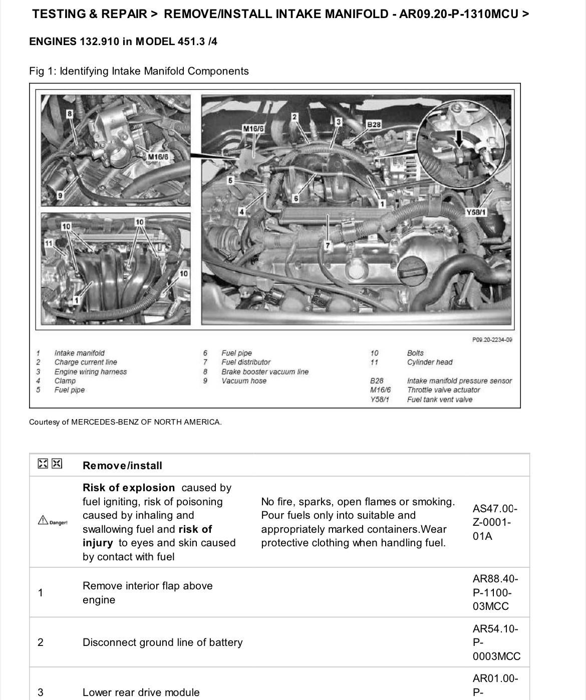 451 intake manifold removal Smart Car of America Forum