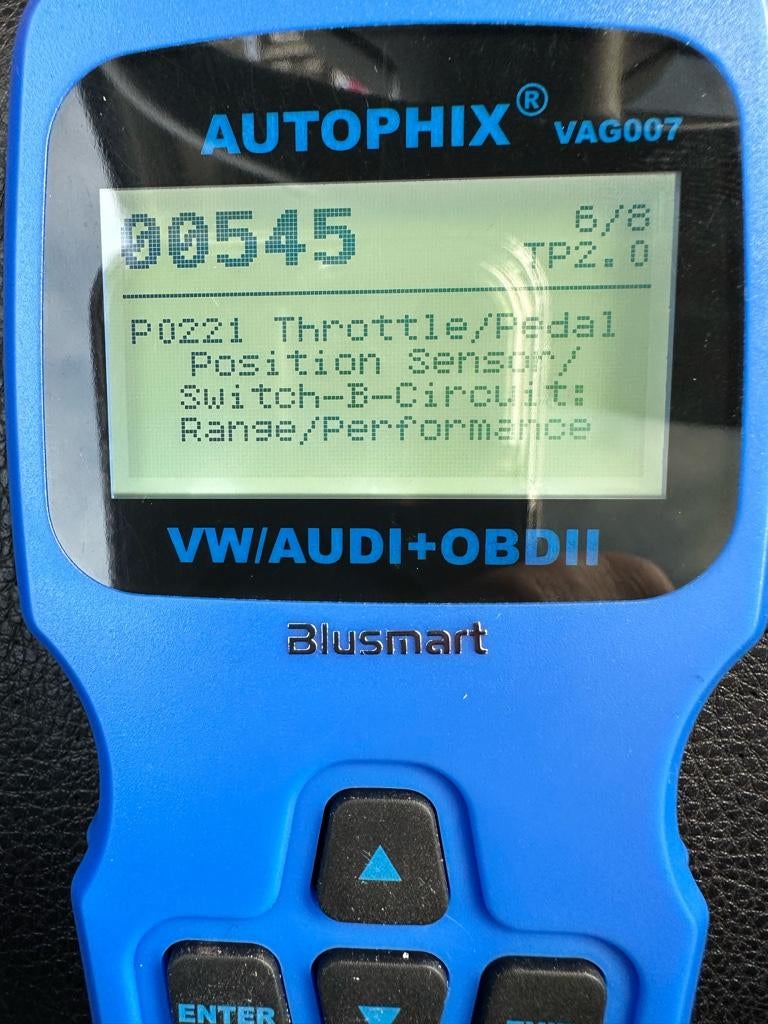 12 Jetta Throttle/Pedal Error Codes | VW Vortex - Volkswagen Forum