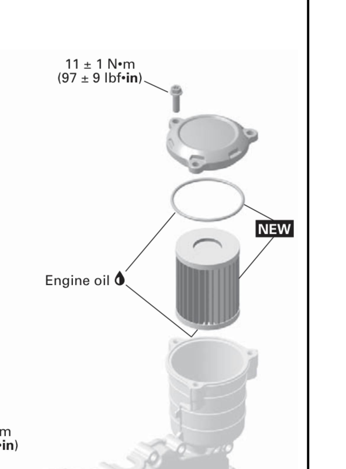 torque for oil filter housing bolts SkiDoo Snowmobiles Forum