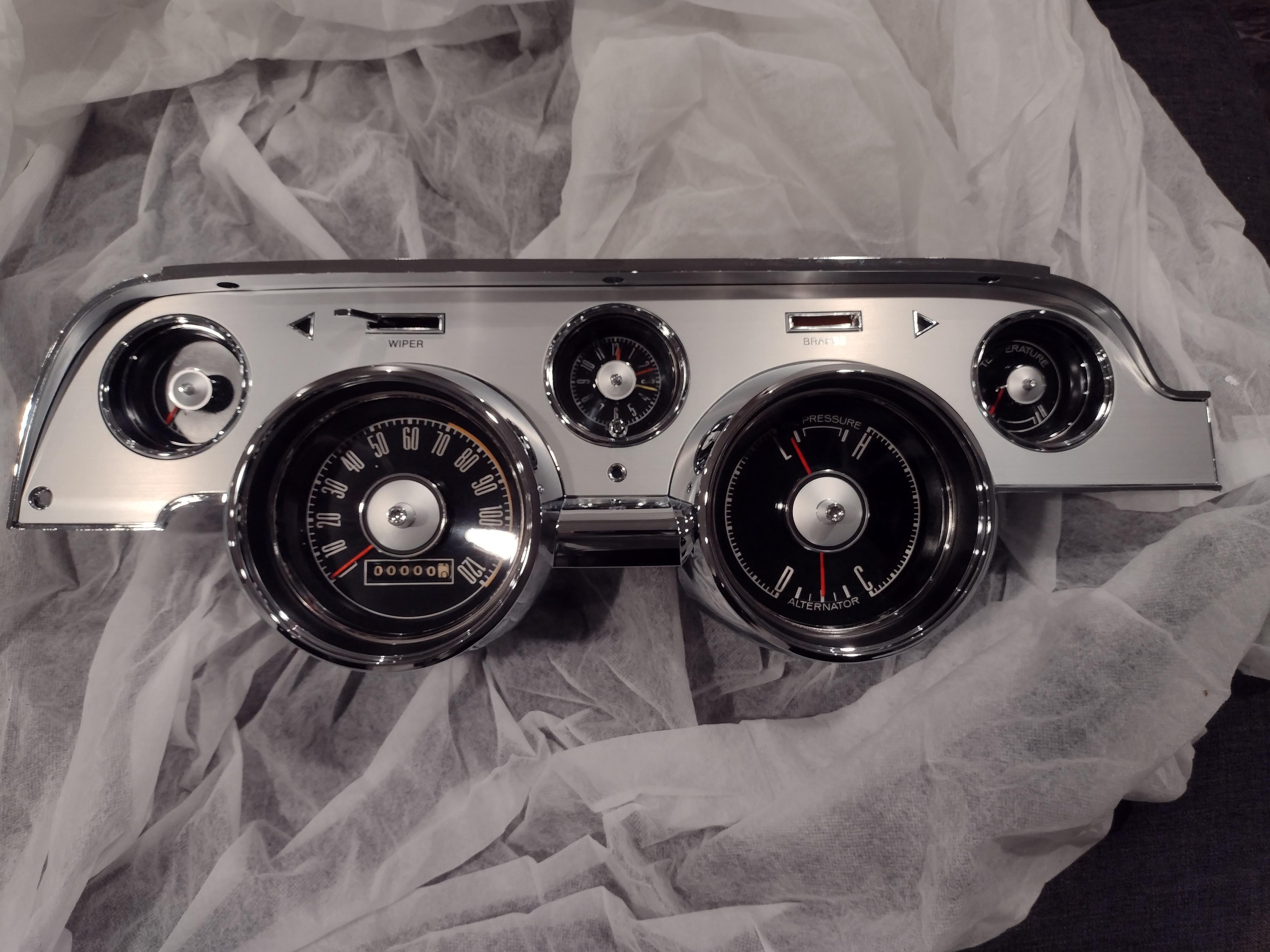 Restored 67 mustang gauge cluster. Vintage Mustang Forums