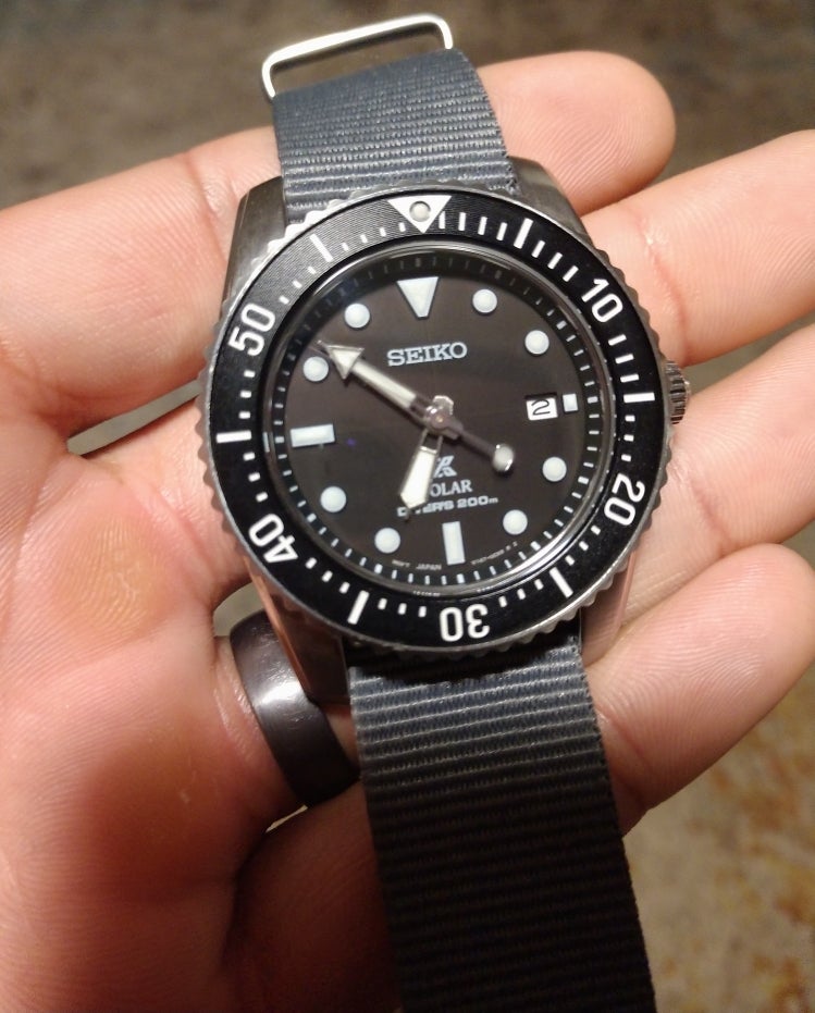 solar divers watch
