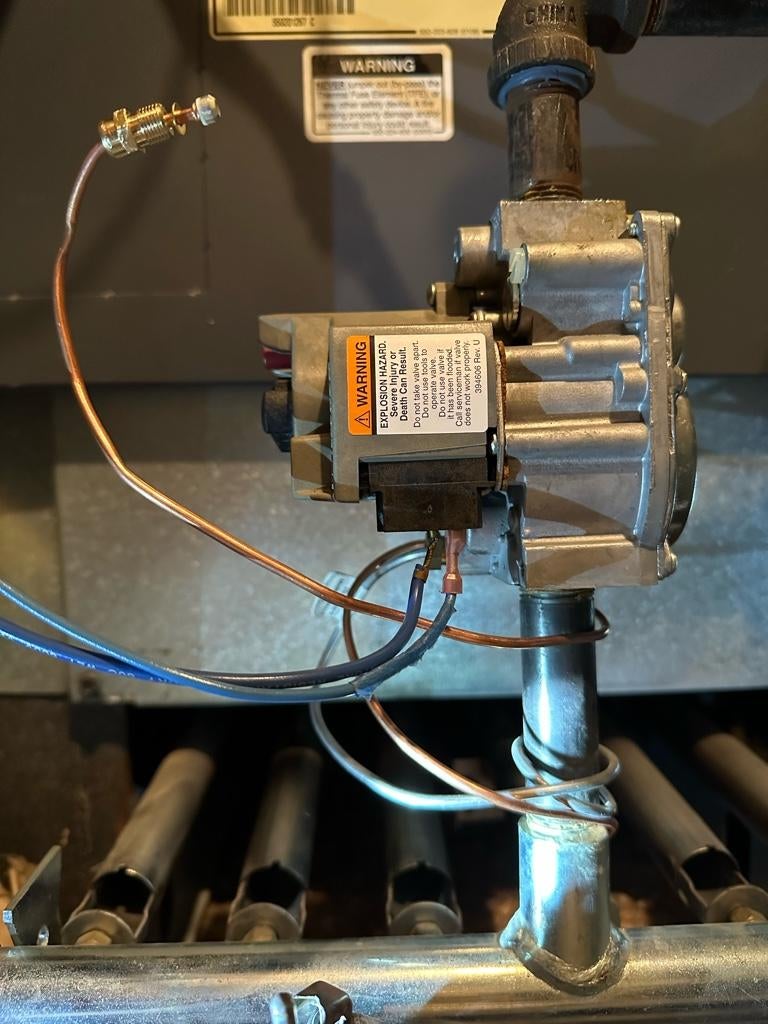 Boiler Pilot Light Thermocouple Gas Valve DIY Home Improvement Forum